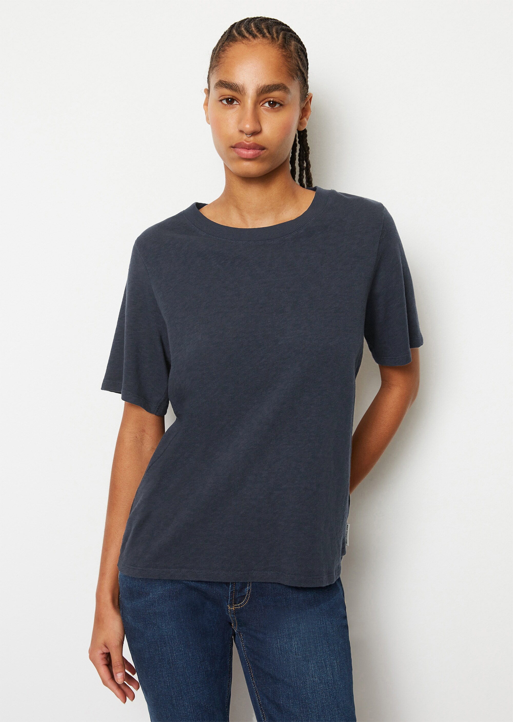 Slub-Jersey-T-Shirt aus softer Bio-Baumwolle