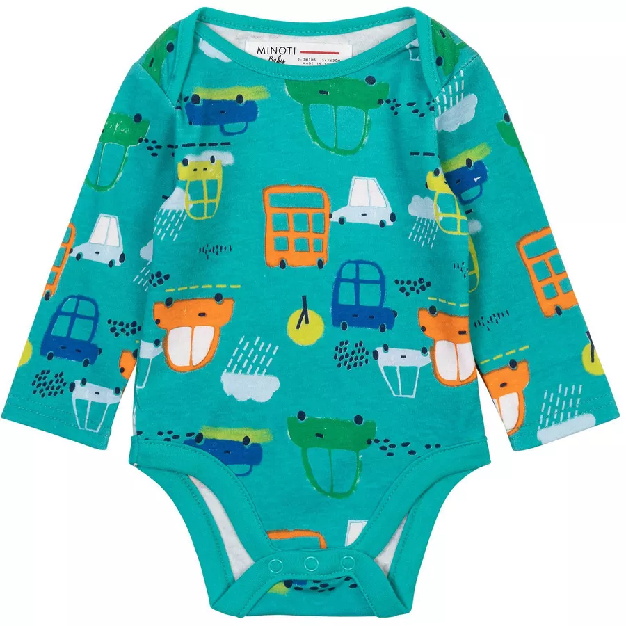 MINOTI Babyset 3-tlg. GrünWeißGrau