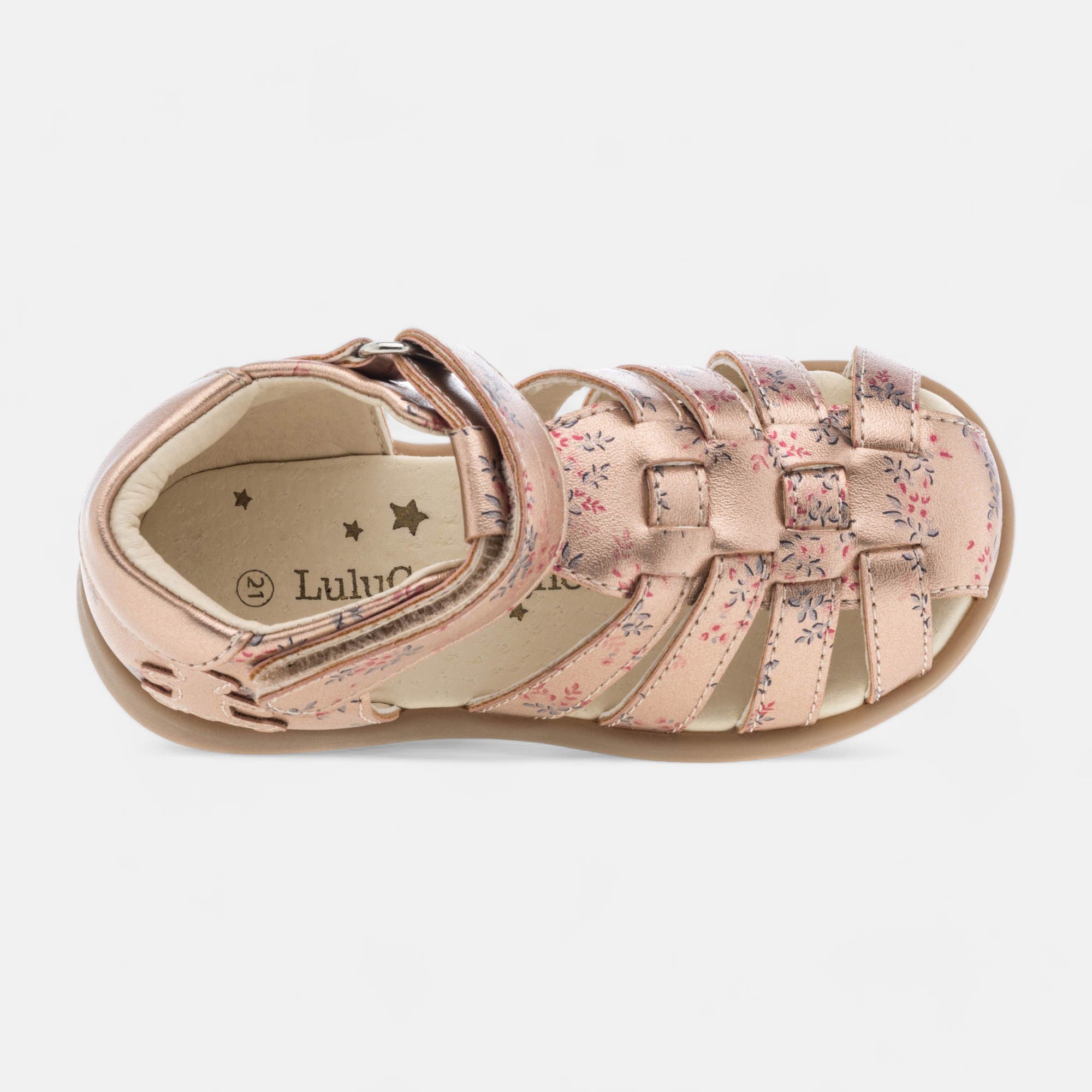 Nu-pieds Bébé fille or