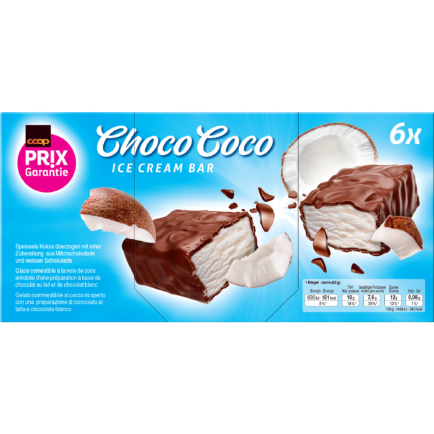 Prix Garantie Riegel Kokos&Schoko 6x50ml
