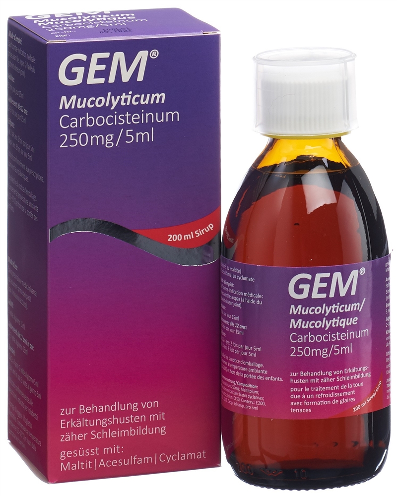 GEM Mucolyticum Sirup Fl 200 ml