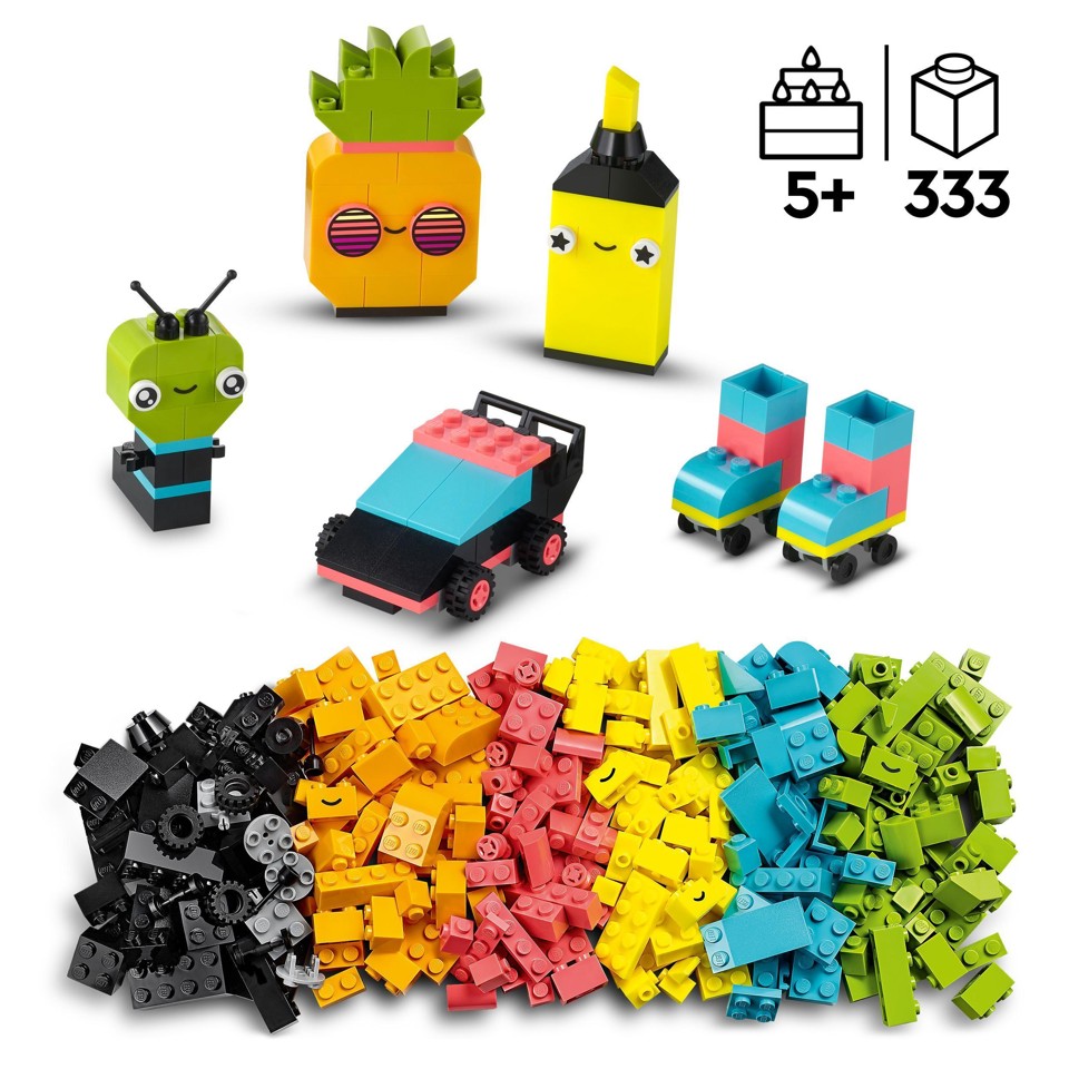 LEGO Classic - Kreativt sjov med neonfarver (11027)