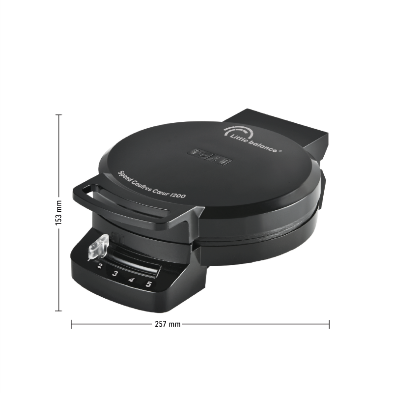 Little Balance Gaufrier Speed gaufres cœur 1200W - 8382