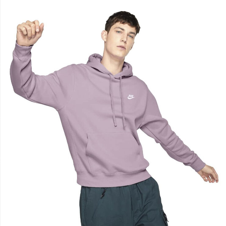 Nike club fleece hoodie Iced lilac/iced lilac/white