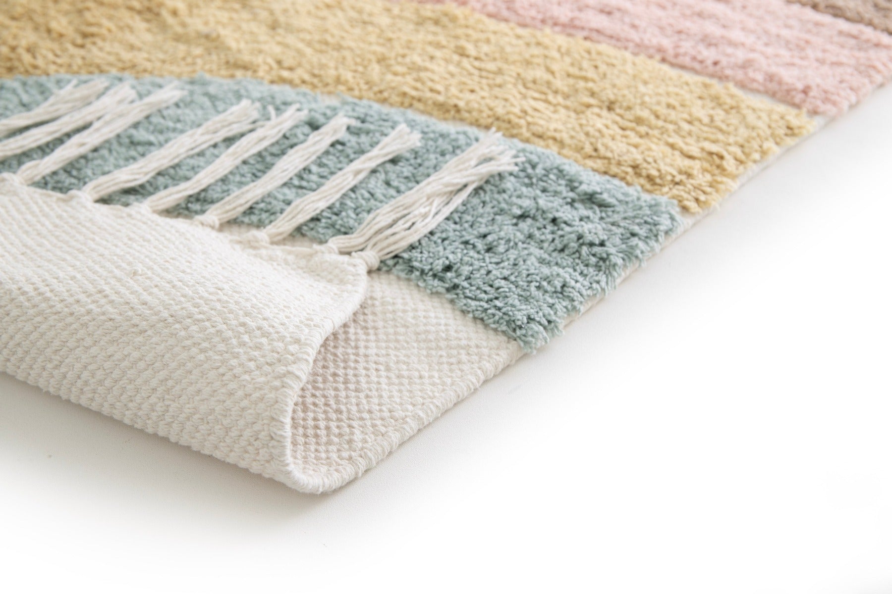 AFK Living vloerkleed Rainbow - voor kinderen - Katoen