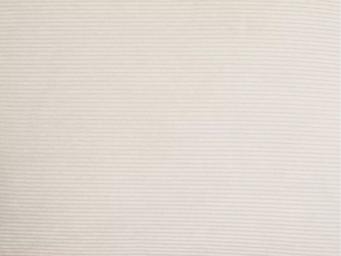 Canapé d'angle gauche en velours côtelé beige NAEMIA de Maison Céphy