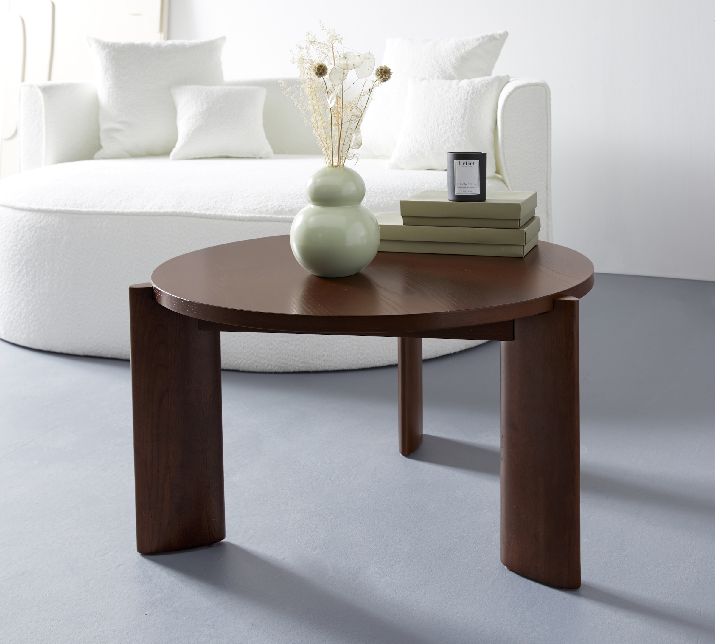 LeGer Home by Lena Gercke Couchtisch »Gelsa« Vielseitig einsetzbar, gefertigt aus edlem Eschenholz, Breite 85 cm
