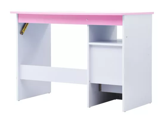 Bureau pour enfants Inclinable Rose et blanc