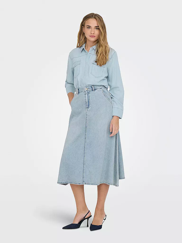 ONLY Jeansrock ONLMINDY hellblau