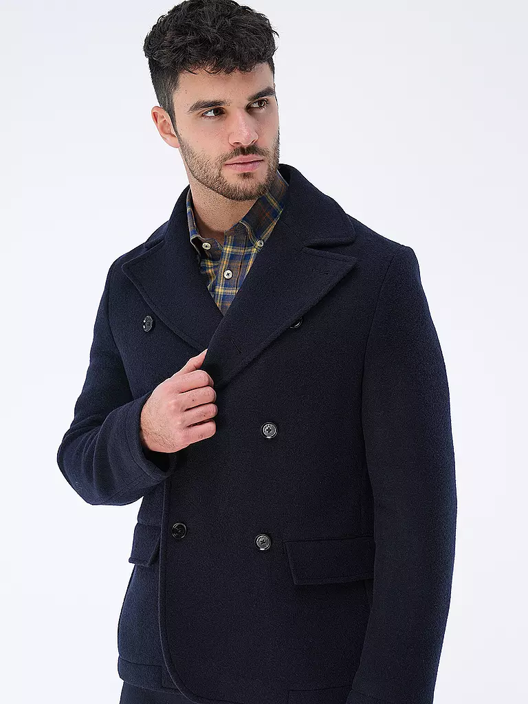 PAOLONI Wolljacke dunkelblau