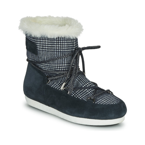 Moon Boot - MOON BOOT FAR SIDE LOW FUR TARTAN - Marine