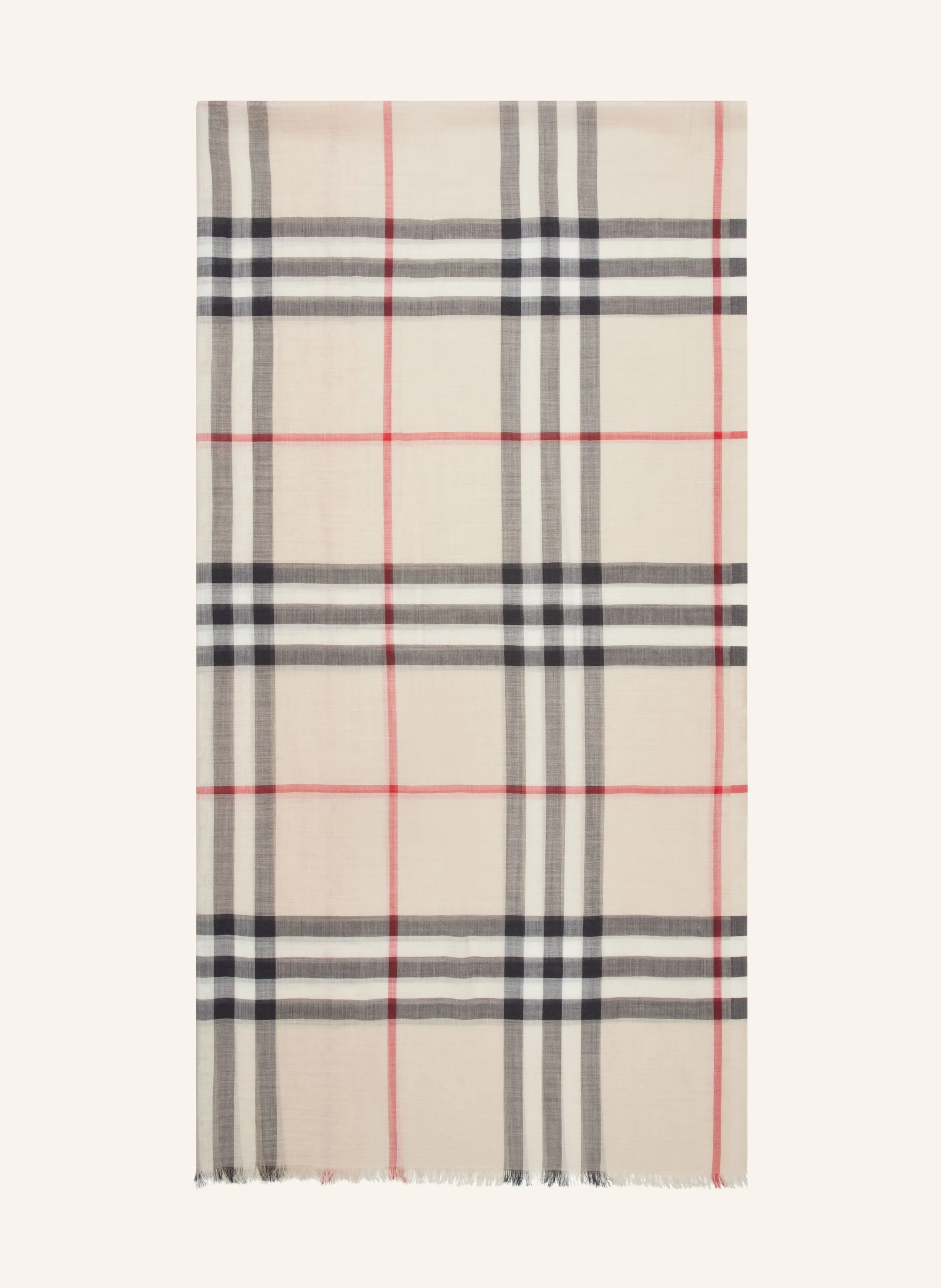 BURBERRY Schal mit Seide