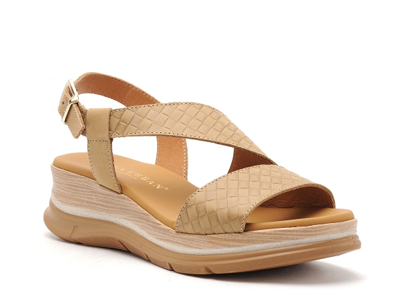 Paula urban nu pieds talons femme 24638 marron