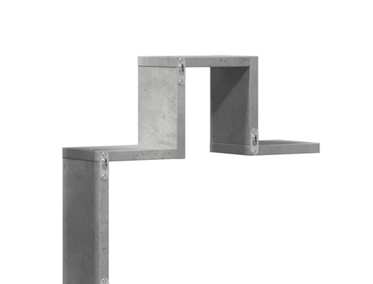 VIDAXL - Etagère murale étagère murale gris béton 104,5x10x43 cm bois d'ingénierie