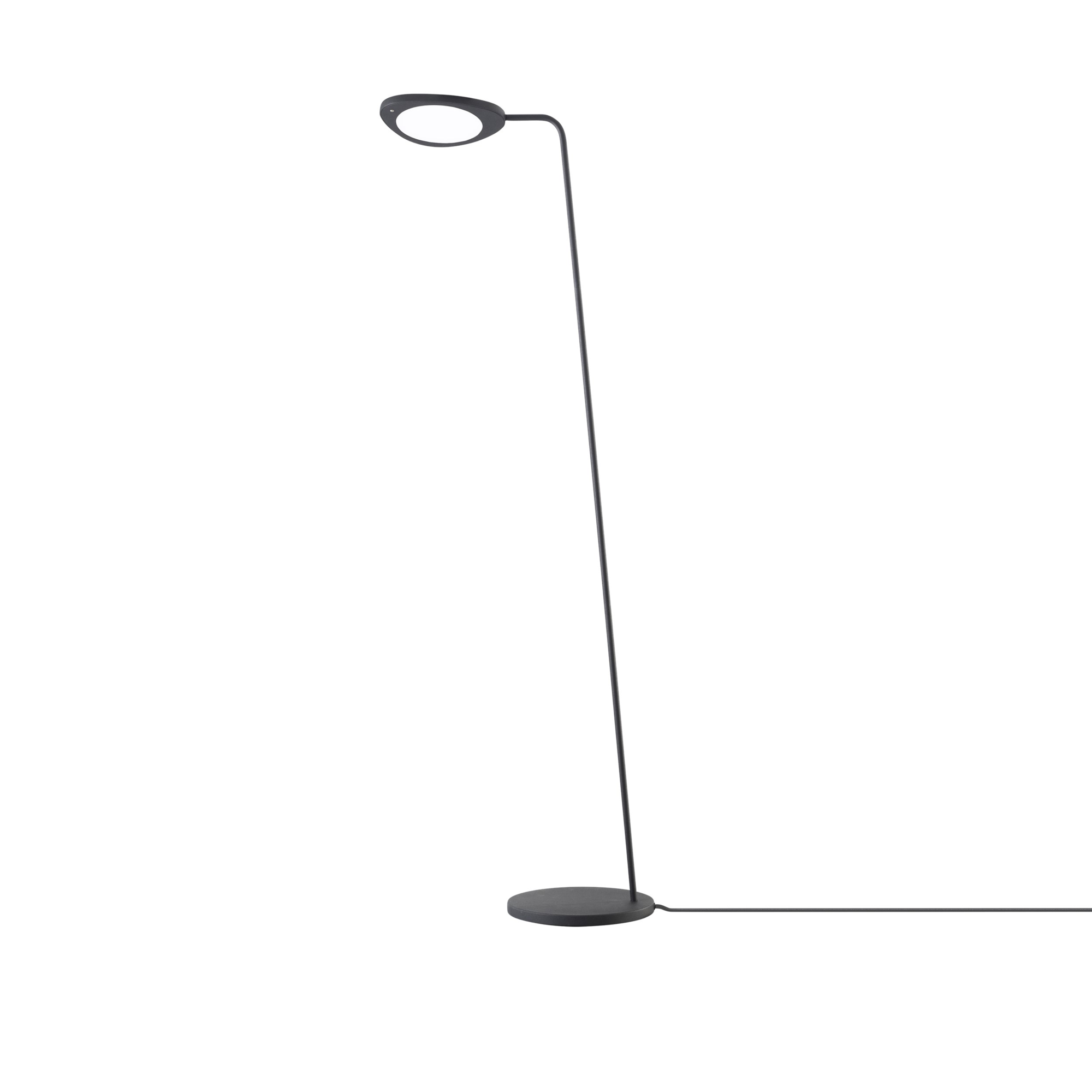 Vloerlamp Leaf zwart