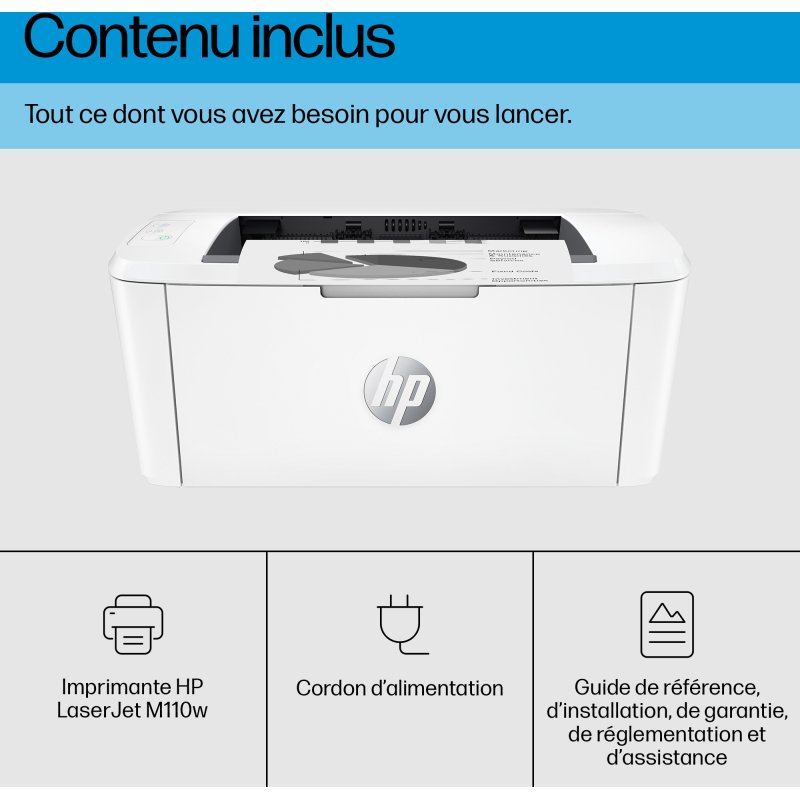 HP Imprimante laser A4 monochrome LaserJet M110W
