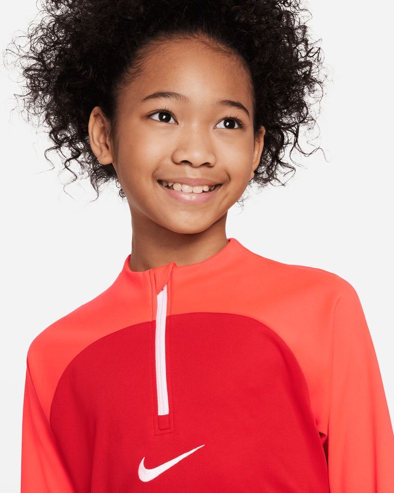 Haut d'entrainement 1/4 Zip Nike Academy Pro Rouge pour enfant