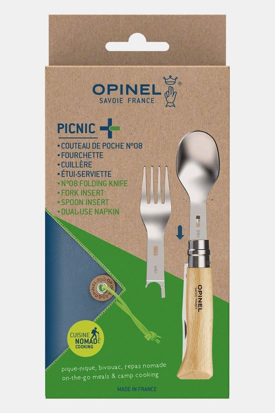 Opinel Opinel Picknic Plus Outdoor Cutlery Set 4-delig Reisbestek