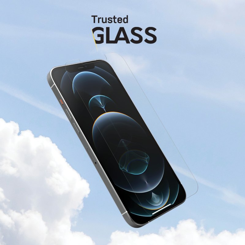 OtterBox Trusted Glass Series pour Apple iPhone 12/iPhone 12 Pro, transparente - produits livrés sans emballage