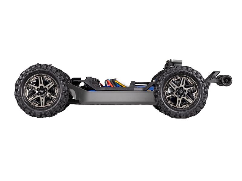 Traxxas Stadium Truck Rustler 4x4 VXL Blau, ARTR, 1:10 4WD Stadium Truck mit Velineon VXL-3S Brushless Antrieb