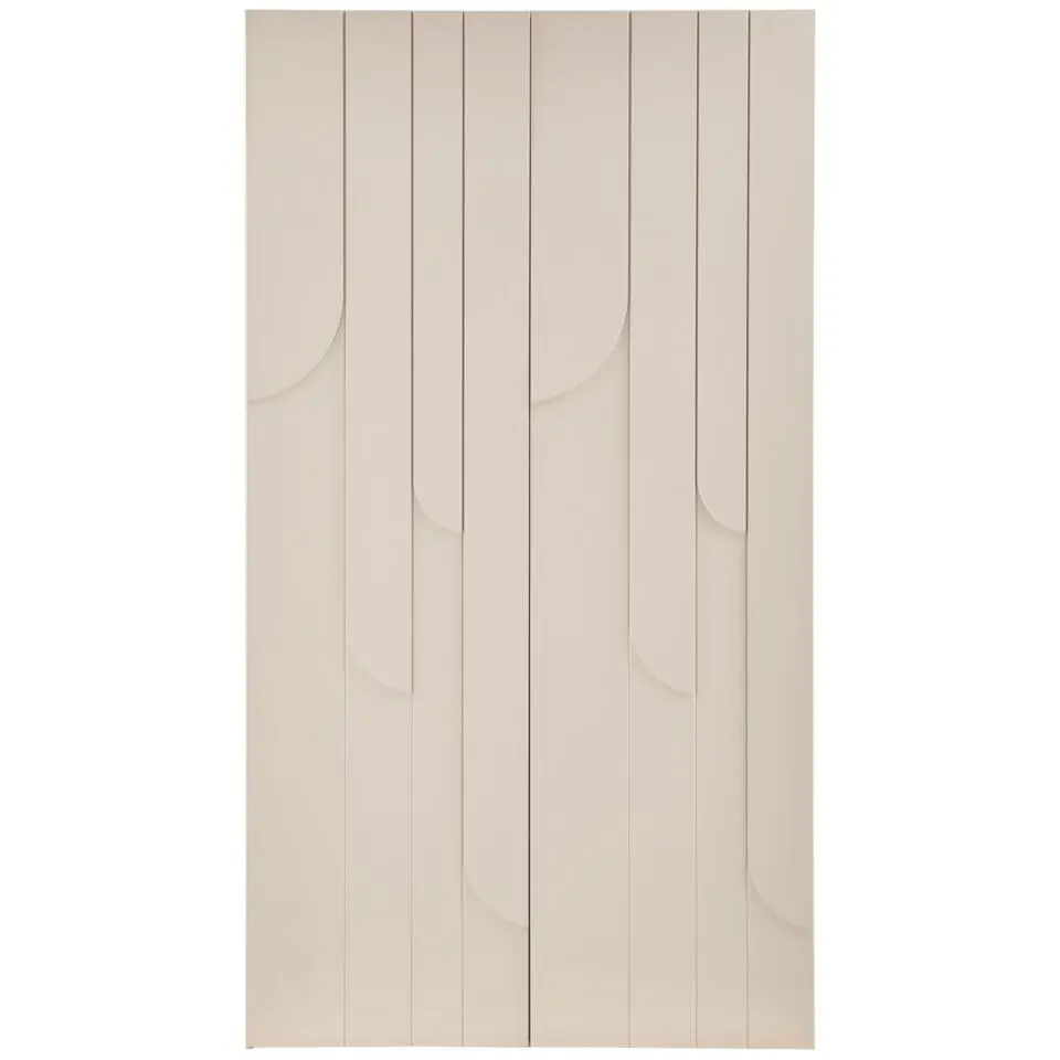 WOOOD Rain 2-deurs kledingkast - Grenen - Dust - 200x110x57