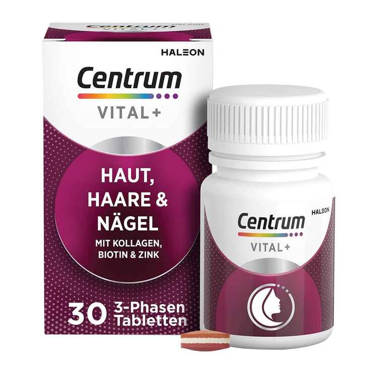Centrum Vital + Haut Haare & Nägel Tabletten, 30 St
