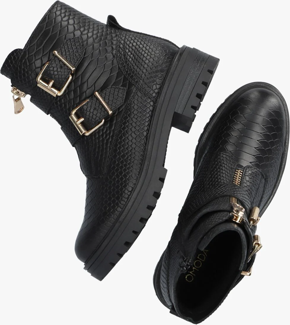 OMODA zwarte omoda biker boots lpmonk-01