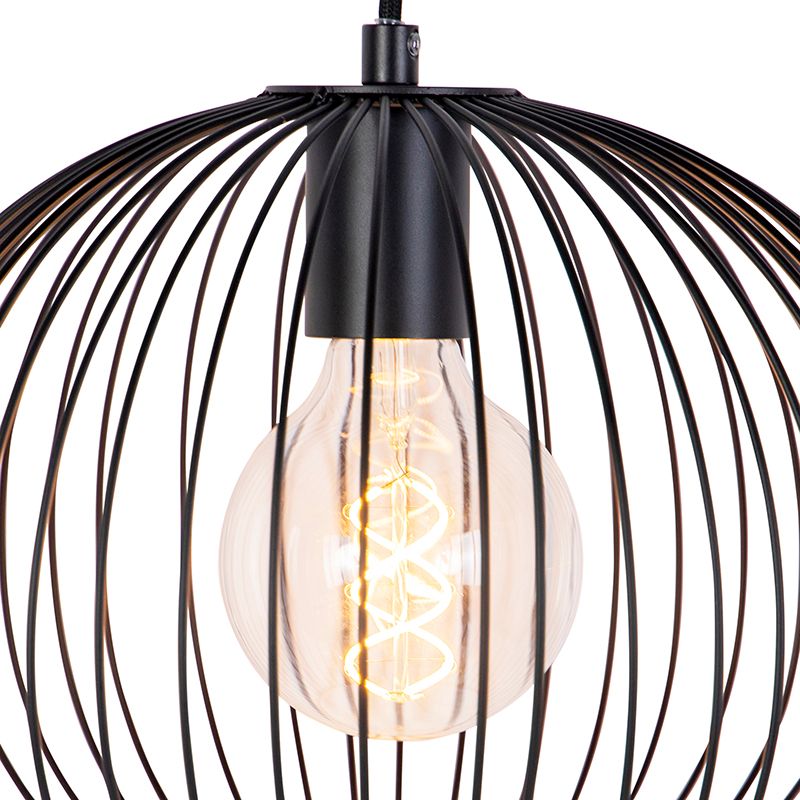 Design hanglamp zwart draad - Wire Dough