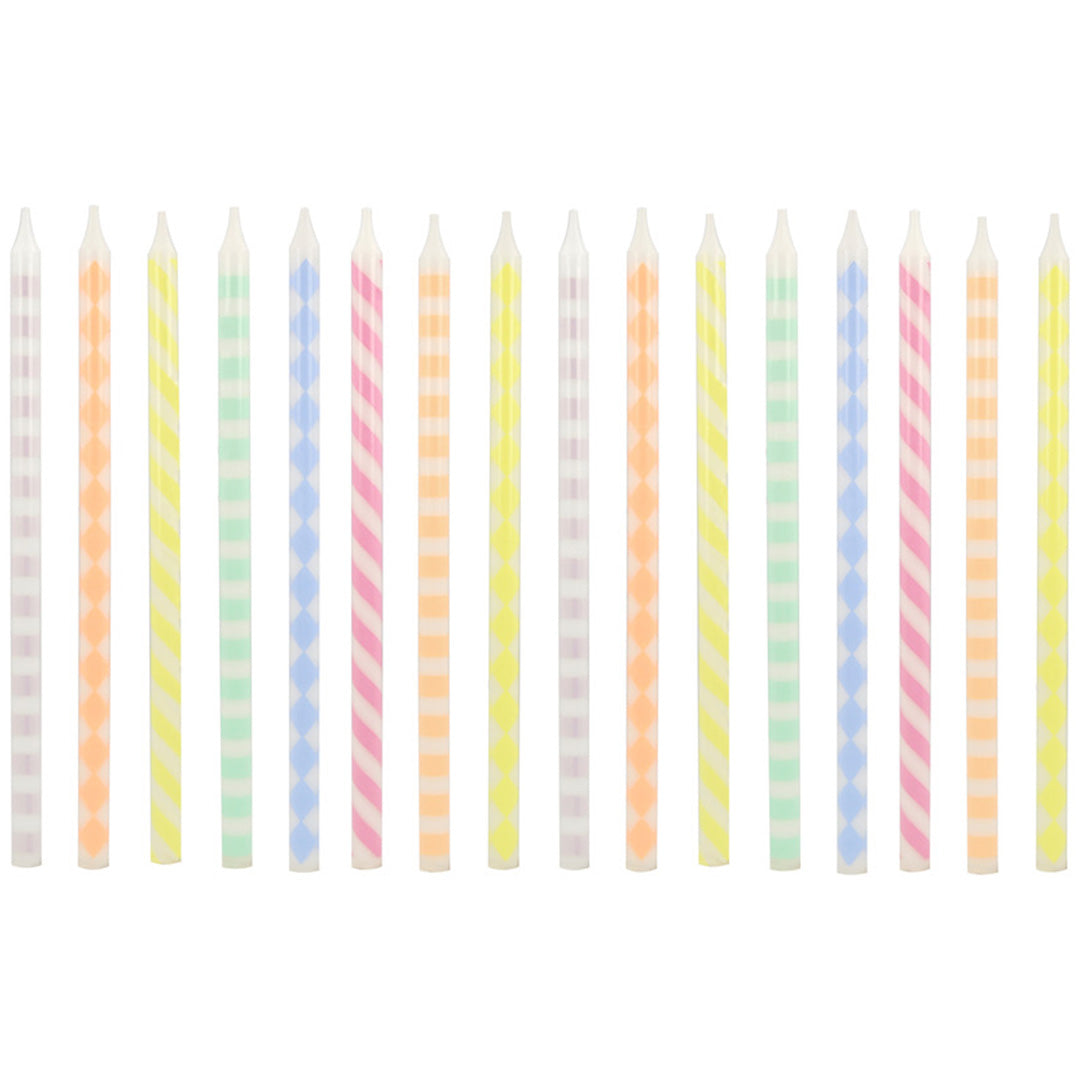 meri meri tafelkaarsen patroon - pastel - 16st