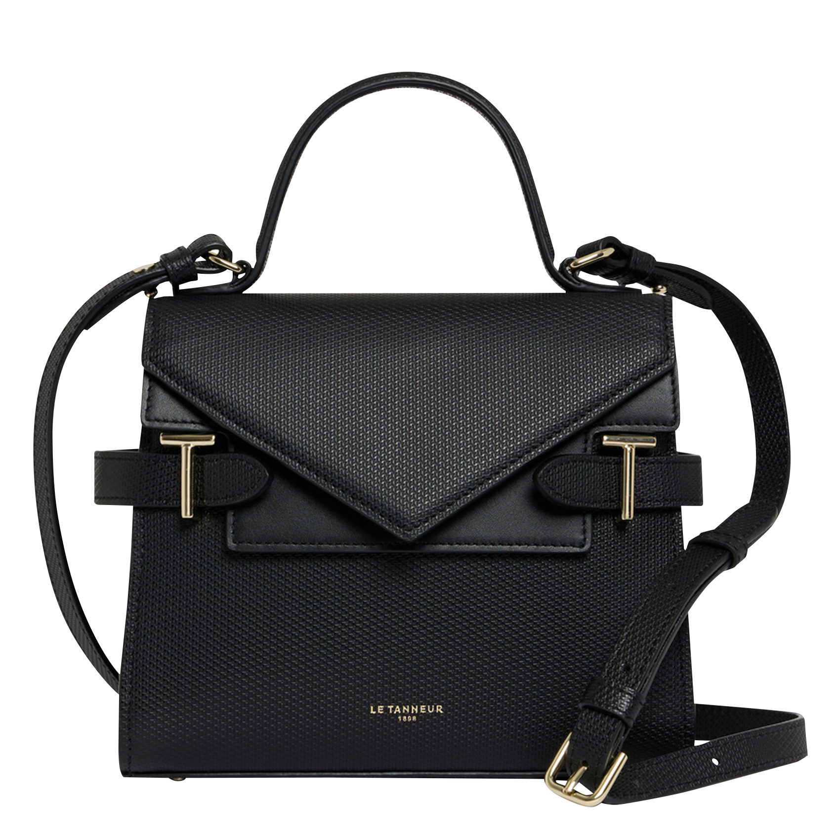 EMILIE - Sac à main en cuir | Noir