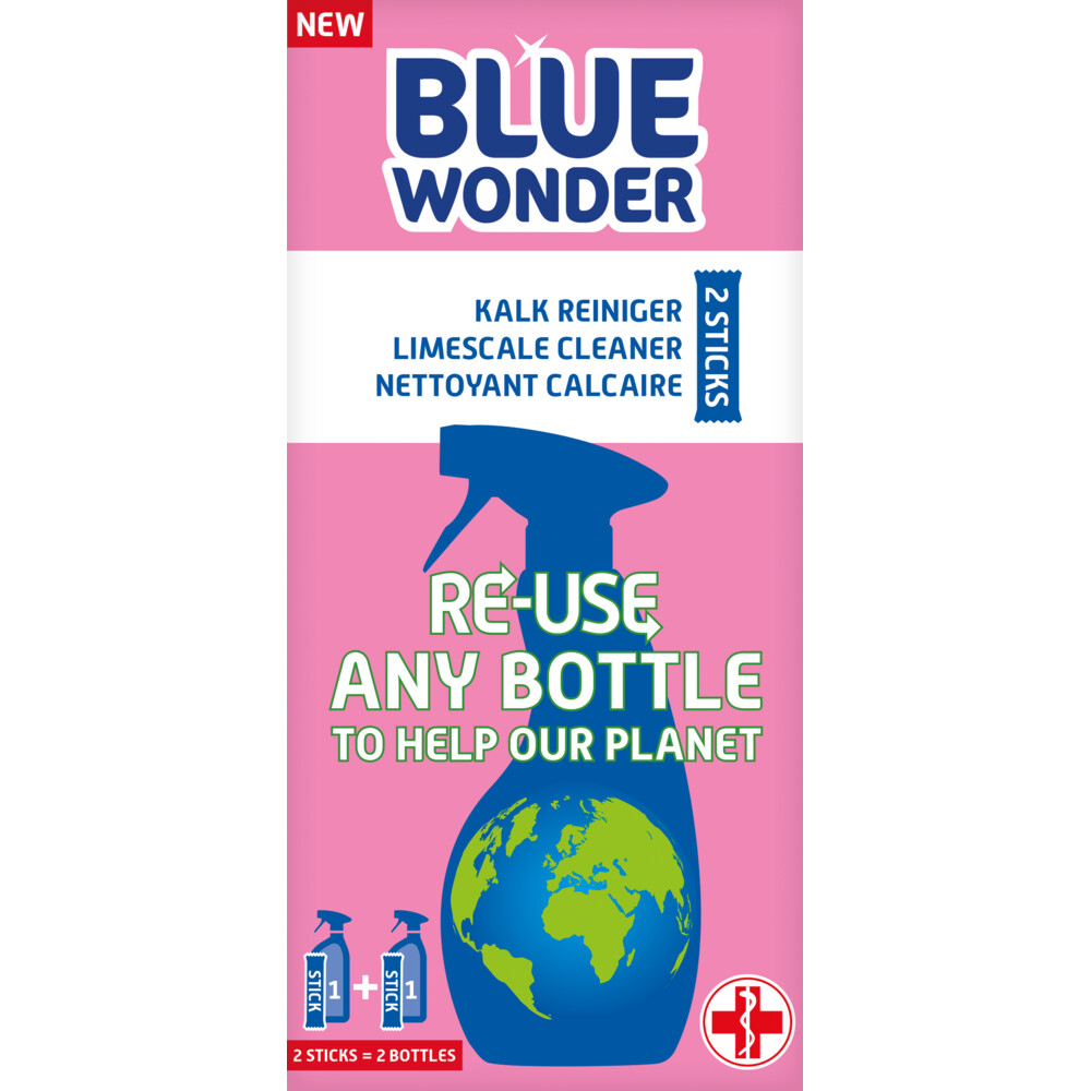 Blue Wonder Herbruikbare Sticks Kalk Reiniger2 stuks