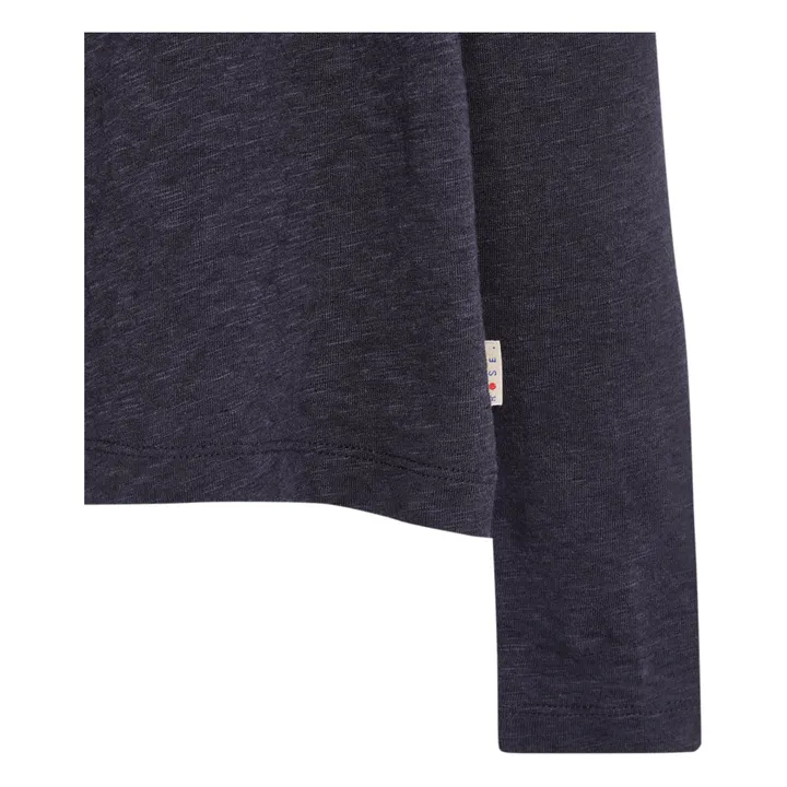 Bellerose Col roulé côtelé Mamie | Bleu marine
