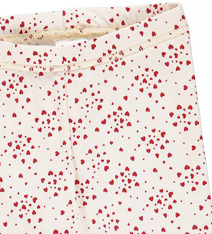 M?Slå Leggings - Love Buttercream/Berry Red