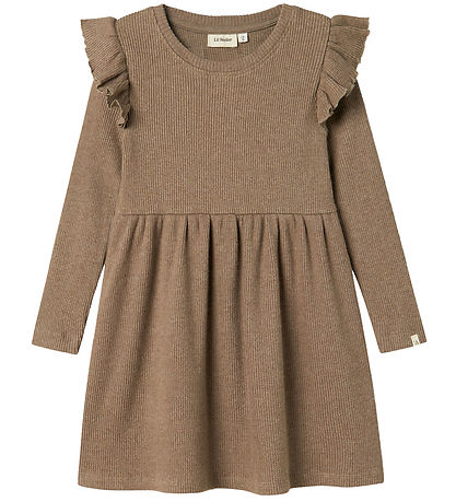 Lil' Atelier Kleid - Rib - NmfSophia - Shitake