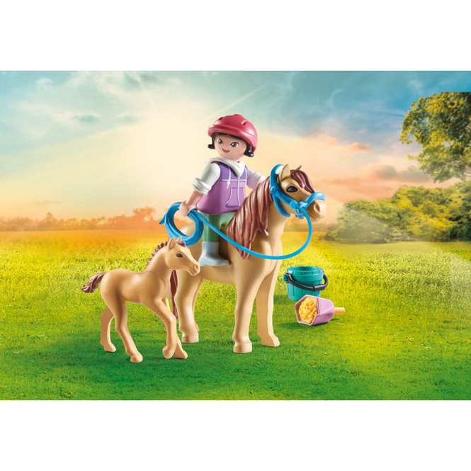 Playmobil® 71498 - Kind mit Pony und Fohlen - Playmobil® Horses of Waterfall