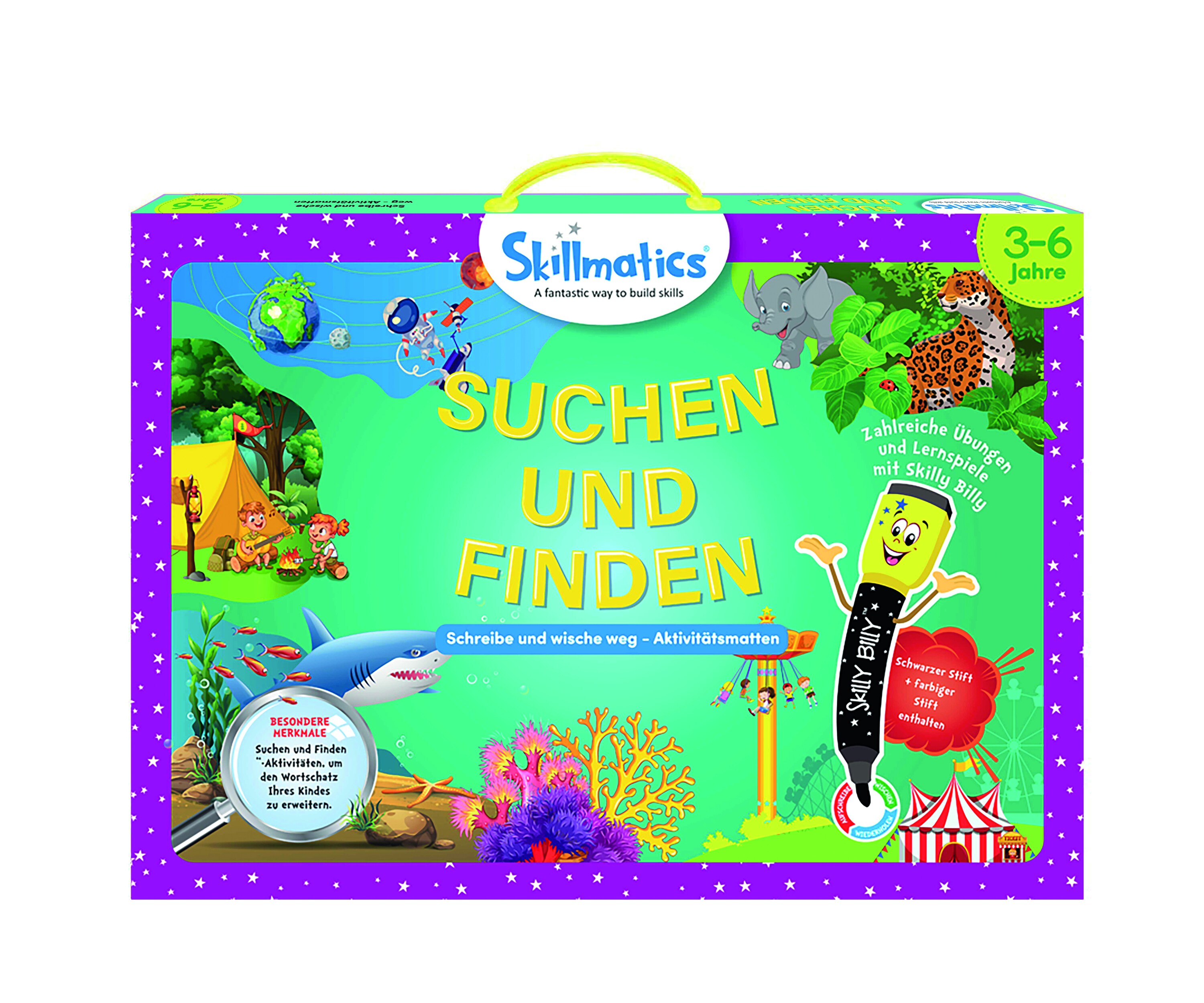Skillmatics Write and Wipe Kit Suchen und Finden