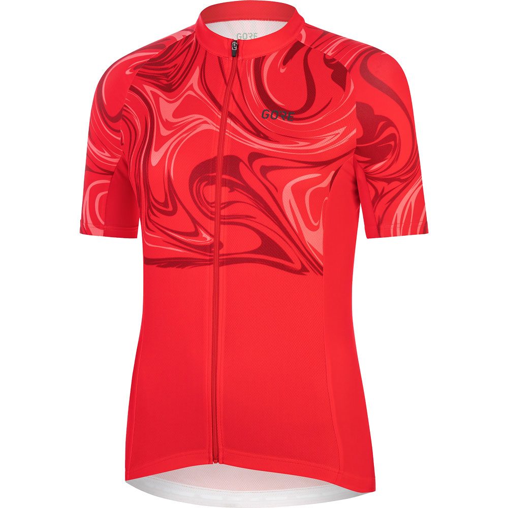 GOREWEAR Paint Jersey Damen hibiscus pink