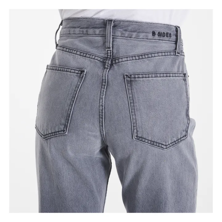 B Sides Jean Droit Taille Haute Arts | Tracing Grey