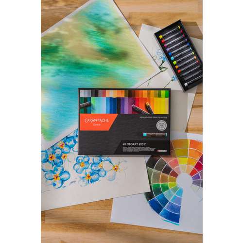 CARAN d'ACHE® NEOART™ 6901 wasserfeste Wachs- und Ölpastellkreiden-Sets
