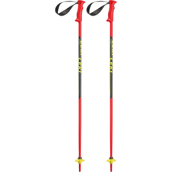 Leki Racing Stock Black / Neon Red Kinder