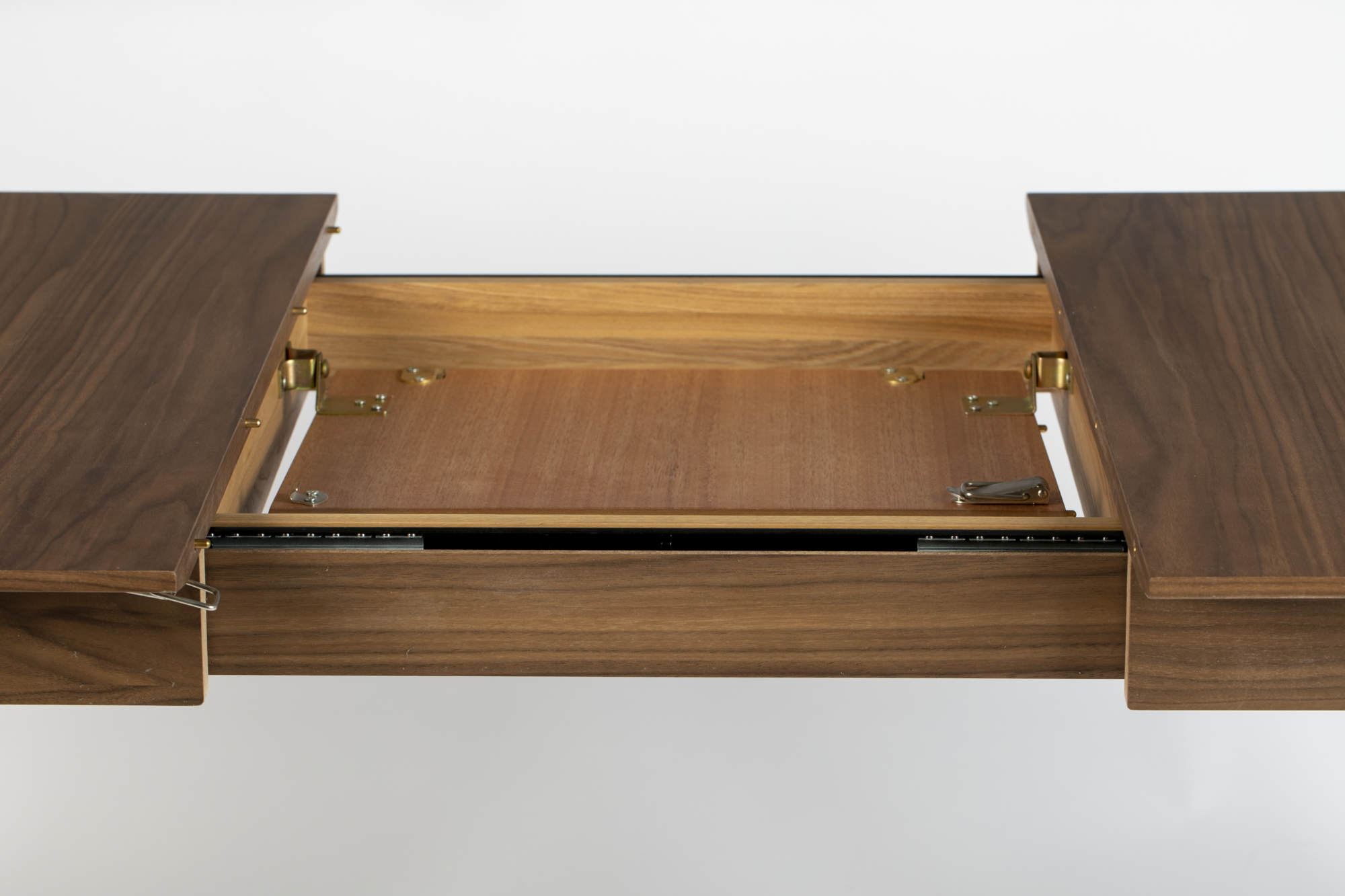 Eettafel Glimps rechthoekig uitschuifbaar walnoot 180-240 x 90