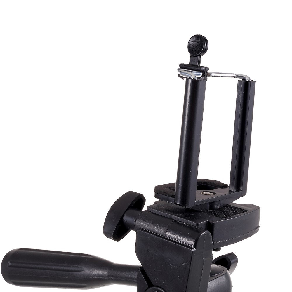 (102cm) Aluminium Tripod Dreibein Stativ Halterung für Handys / Smartphones (Breite 53-87mm) - Schwarz / Silber