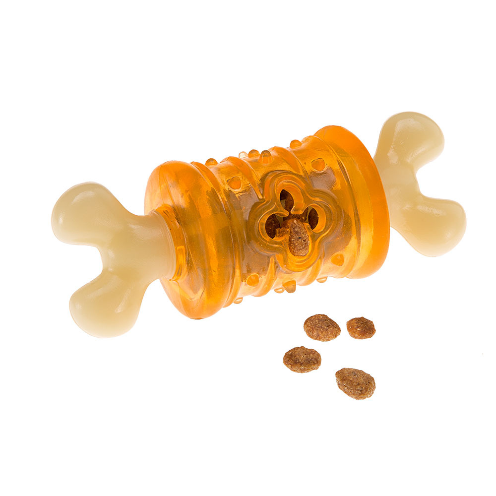 Jouet en caoutchouc chien chiens ferplast pa 6390 pa 6392 distributeur croquettes nourriture
