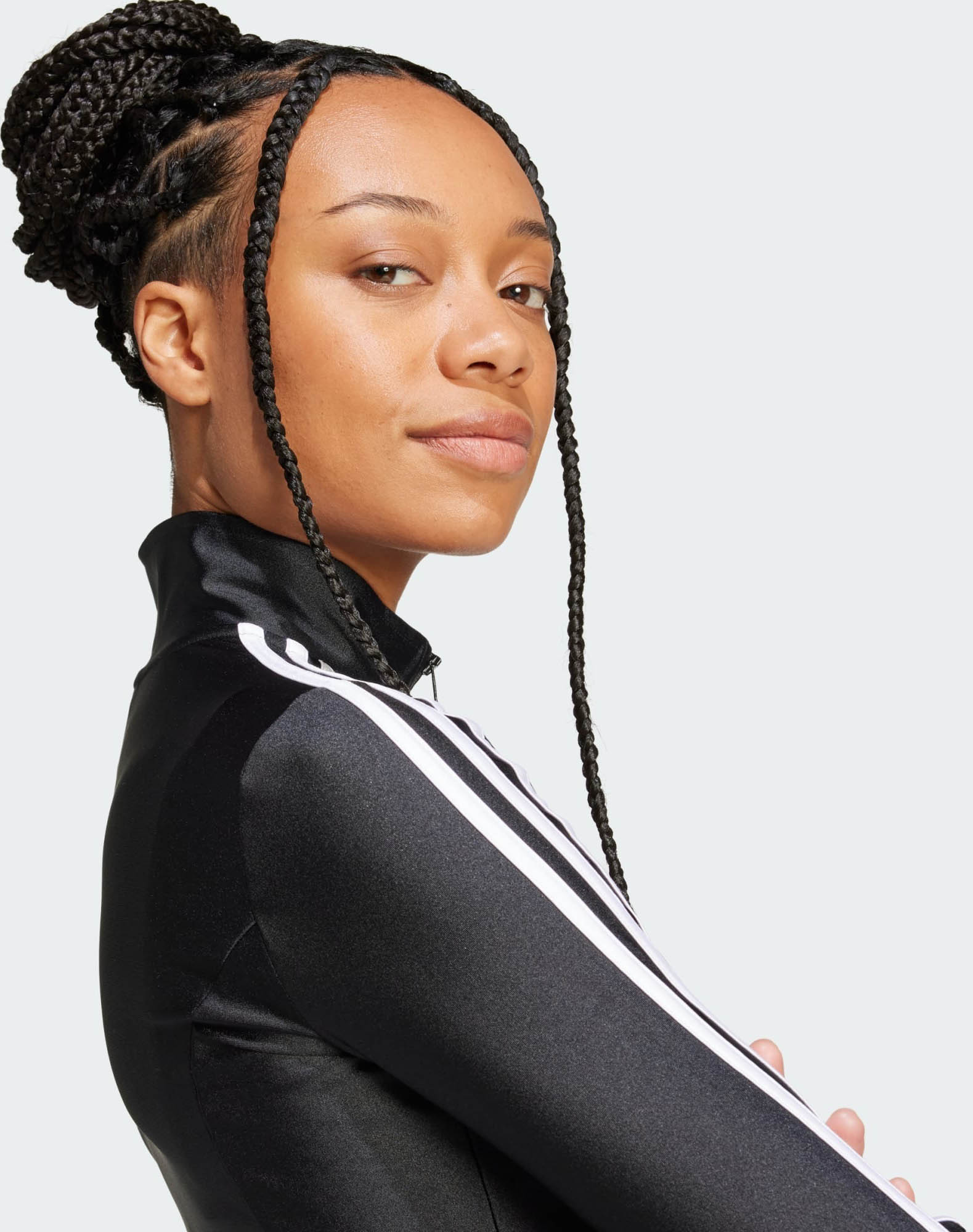 3-Stripes Slim Track Top Dame Black