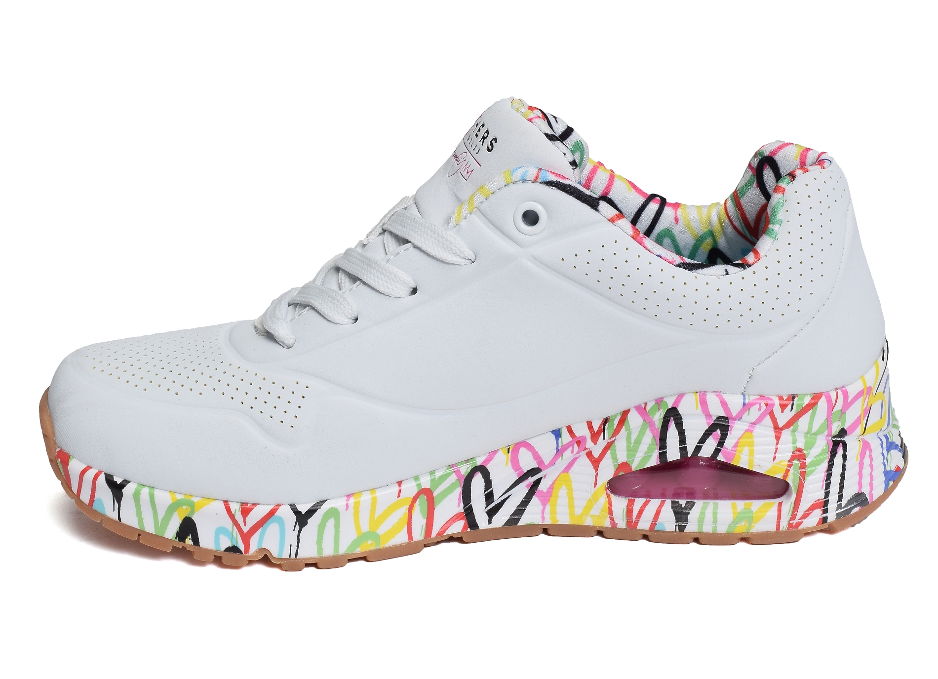 Uno loving love blanc multicolore