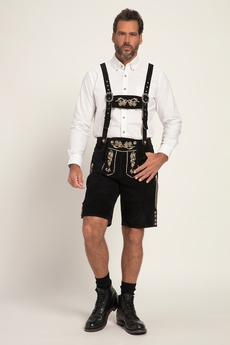 JP 1880 Trachtenhose, echtes Leder, Stickereien
