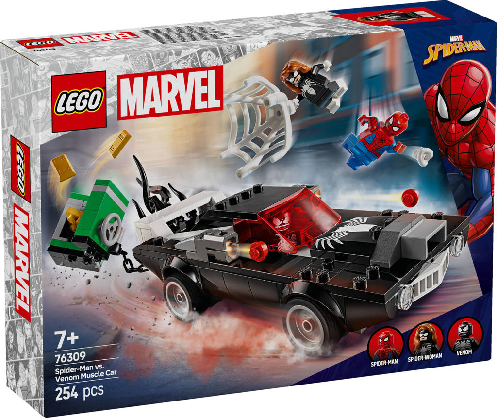 Marvel Spider-Man vs. Venoms klassieke auto 76309