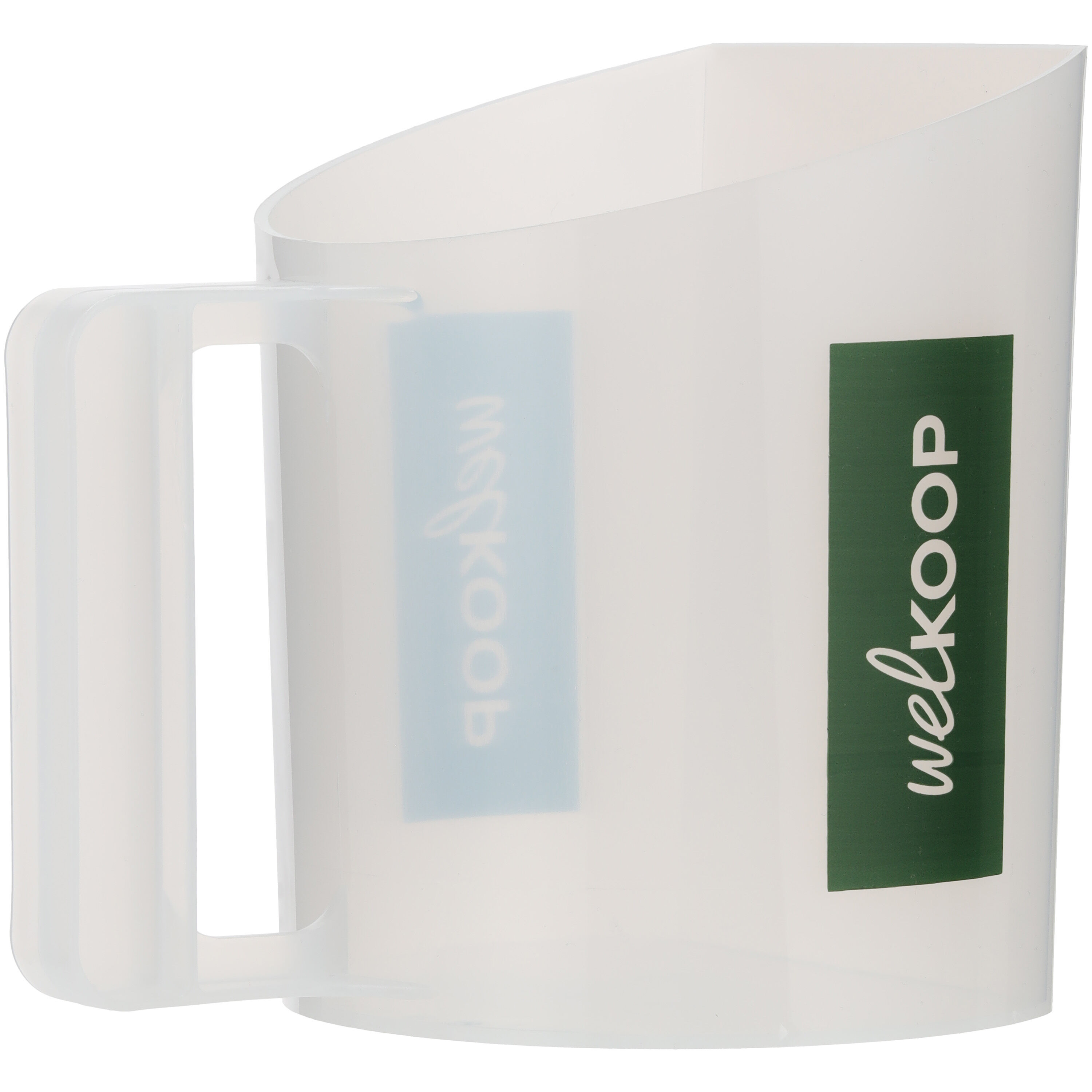 Welkoop Voerschep bekermodel - 1.5 Liter - Transparant