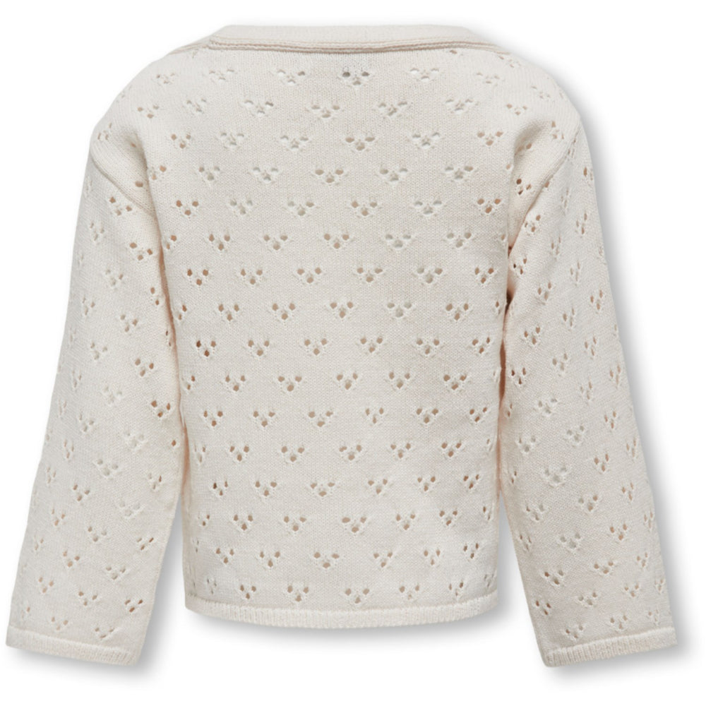 Køb kids ONLY Cloud Dancer Ina Life V-Neck Strik Cardigan