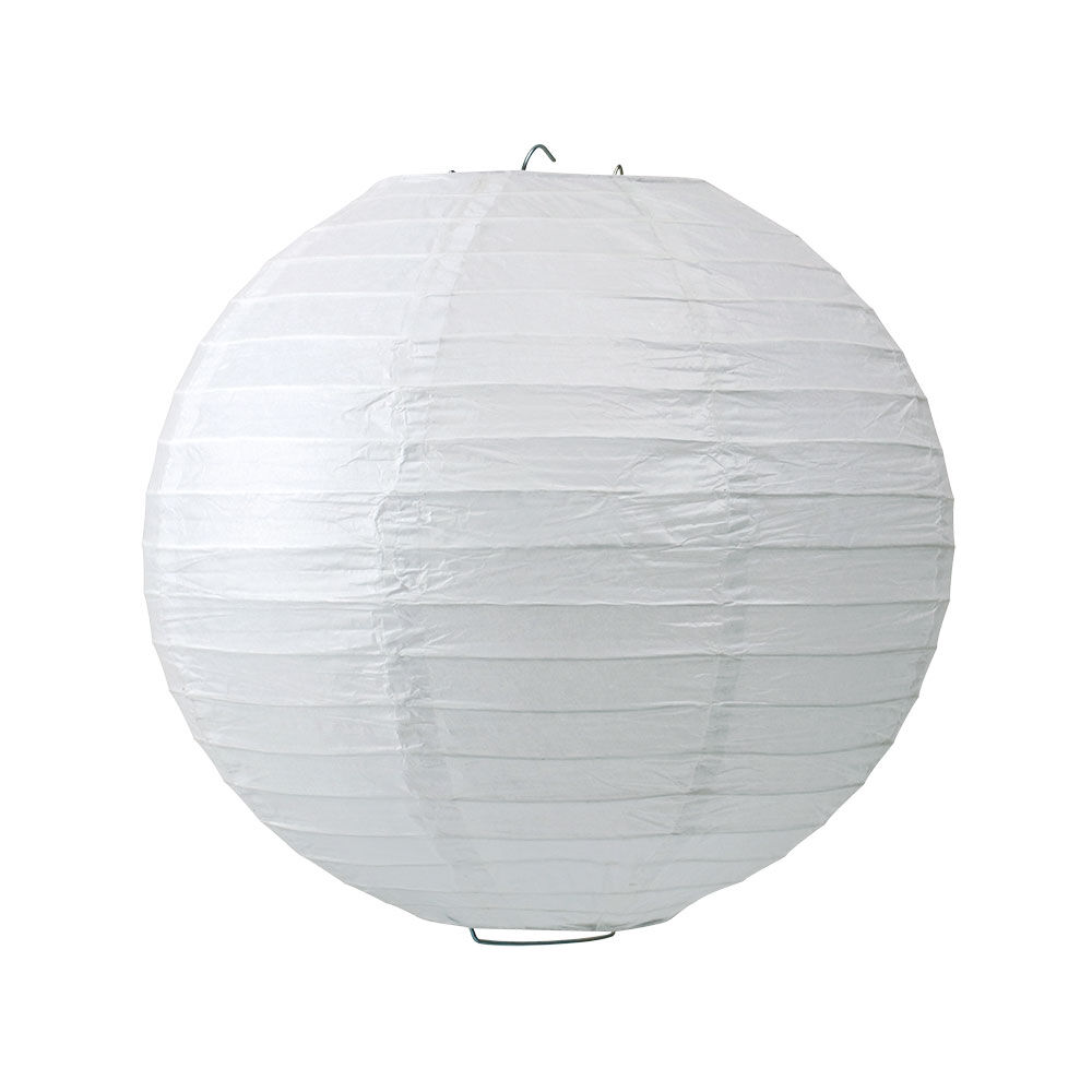 Lanterne chinoise en papier blanc
